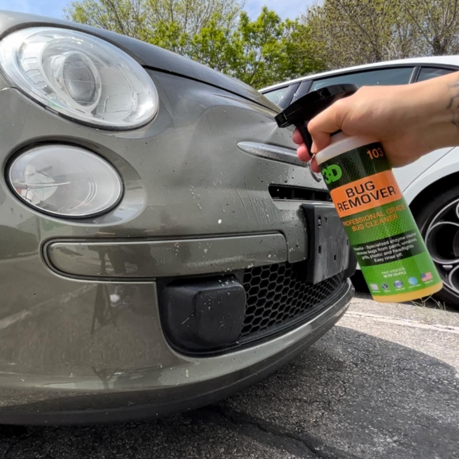 3D Bug Remover - All Purpose Exterior Cleaner & Degreaser to Wipe Away Bugs on Plastic, Rubber, Metal, Chrome, Aluminum, Windows & Mirrors, Suitable for use on Car Paint, Wax & Clear Coat - Image 5