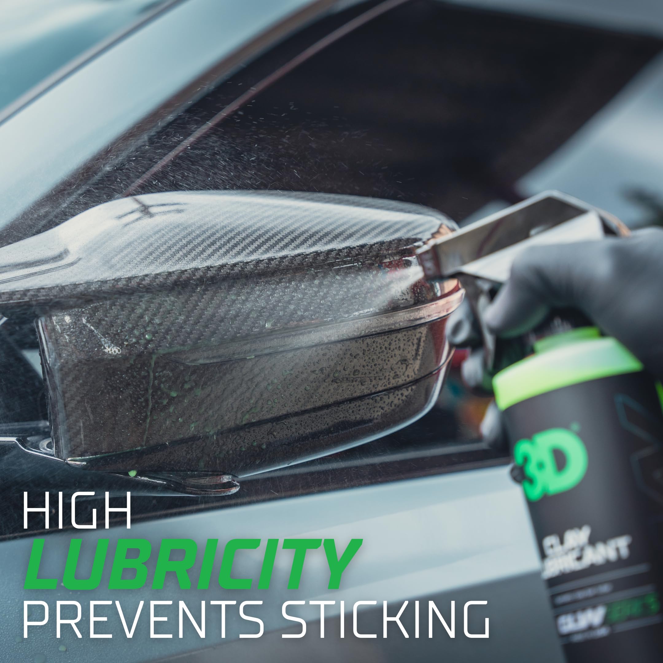 3D Clay Lubricant GLW Series | DIY Car Detailing | Hyper Slick Lubrication for Clay Bars | Eliminates Contaminants from Paint | Ultra Surface Protection | Decontamination Formula | Easy to Use | 16oz - Image 4