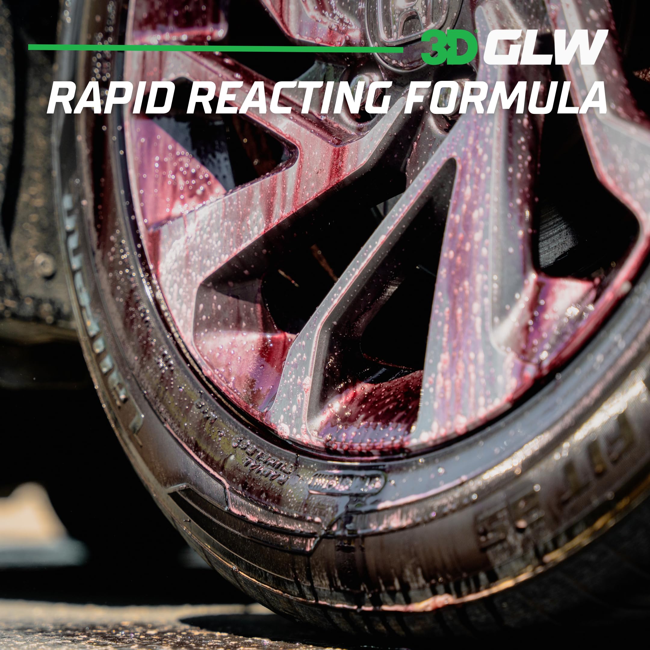 3D GLW Series Iron Remover – Fast Acting Fallout & Brake Dust Cleaner | pH Balanced Wheel & Paint Decontamination | DIY Detailing Spray | Made in USA |16 oz - Image 6