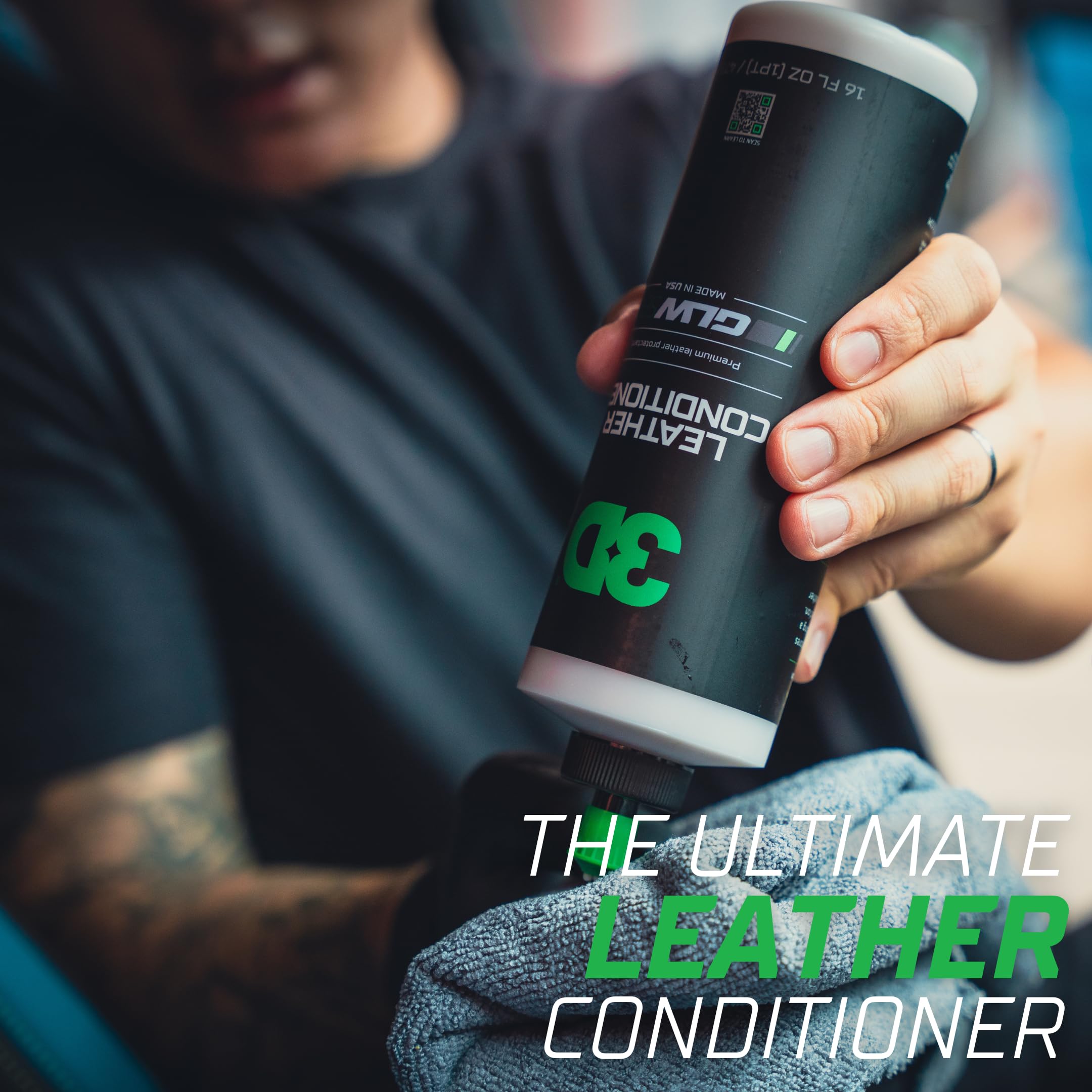 3D Leather Conditioner for Car, GLW Series | Restore, Condition, Protect | UV Protection | Conditions Leather Seats, Furniture, Boots, Apparel | DIY Car Detailing | 16 oz - Image 5