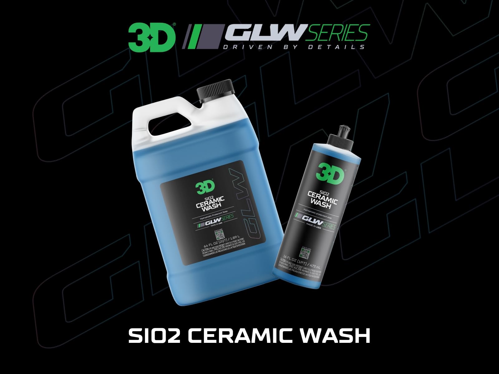 3D SiO2 Ceramic Wash & Wax Soap GLW Series – pH Neutral Car Shampoo with Hydrophobic Protection & Deep Gloss | SiO2 Coating | Scratch-Free Detailing |16 oz - Image 7