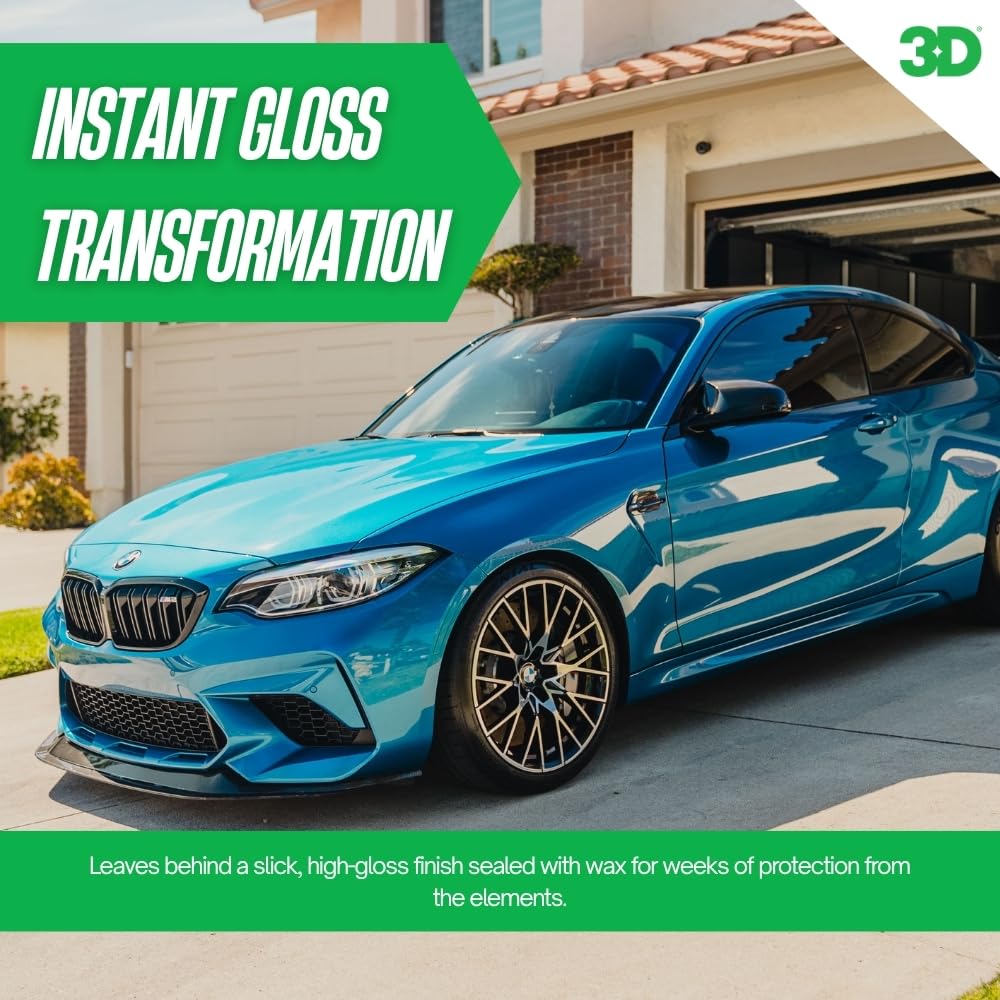 3D Speed All-In-One Polish & Wax – Scratch & Swirl Remover, Clear Coat Safe Paint Sealant – High Gloss Finish, Easy Application – 8oz – Made in USA - Image 6