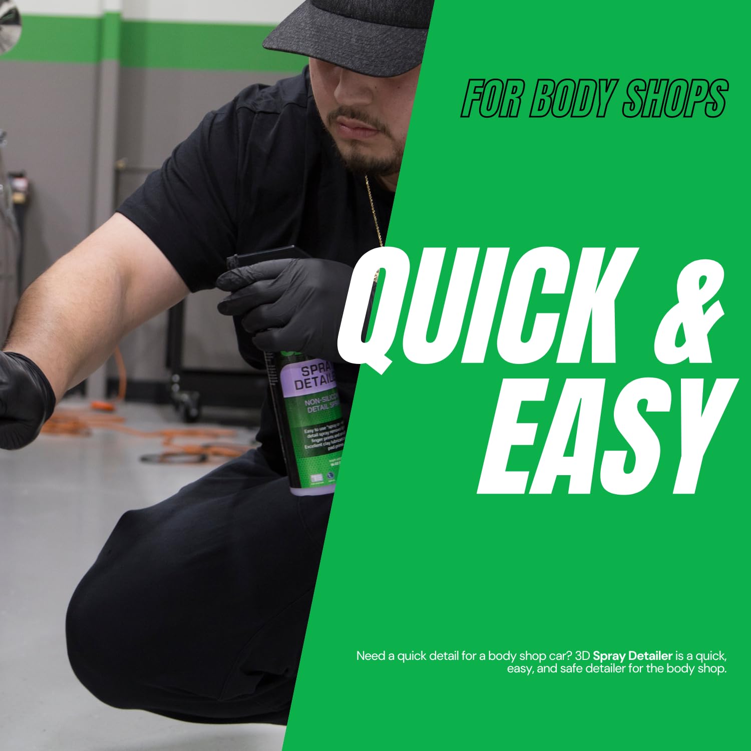 3D Spray Detailer - Silicone-Free Body Shop Detailer Spray for Freshly Painted Vehicles 16oz - Image 6