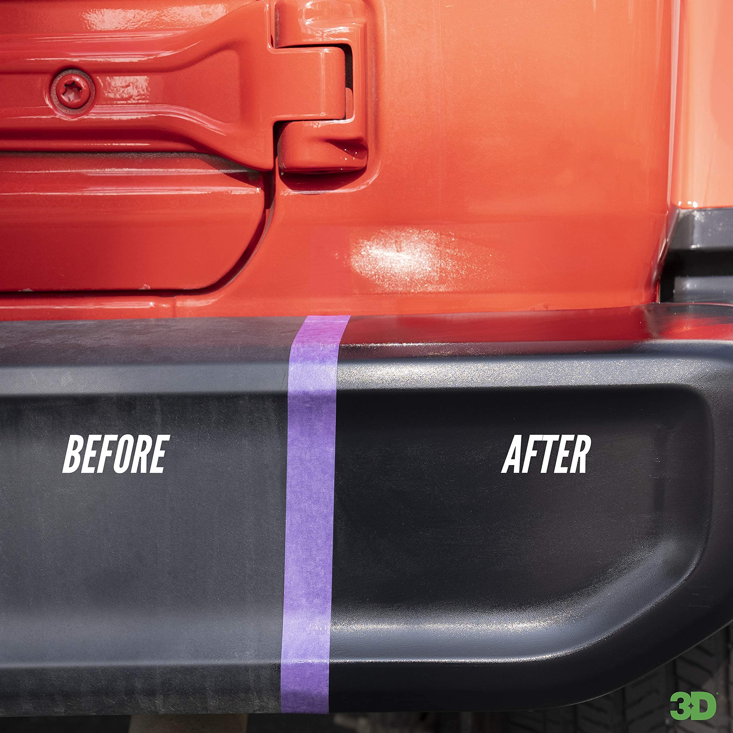 3D Trim Care Restorer of Faded & Dull Plastic, Rubber, Trim & Bumpers - Renews Surface to Original Appearance - Long Lasting Shine & Protection 16oz. - Image 8