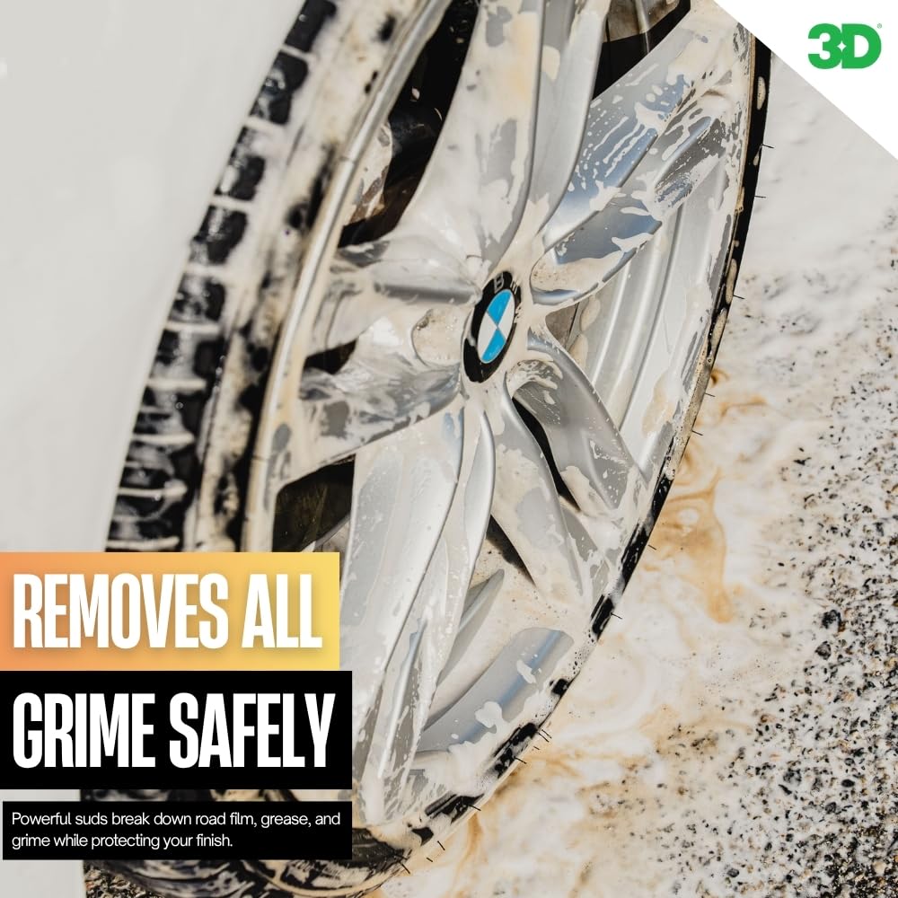 3D Ultimate Wash 64 Oz – pH Neutral Car Wash Soap with Ultra Foam – Scratch-Free, High-Foaming Car Soap for Paint Protection – Safe for All Finishes - Image 5