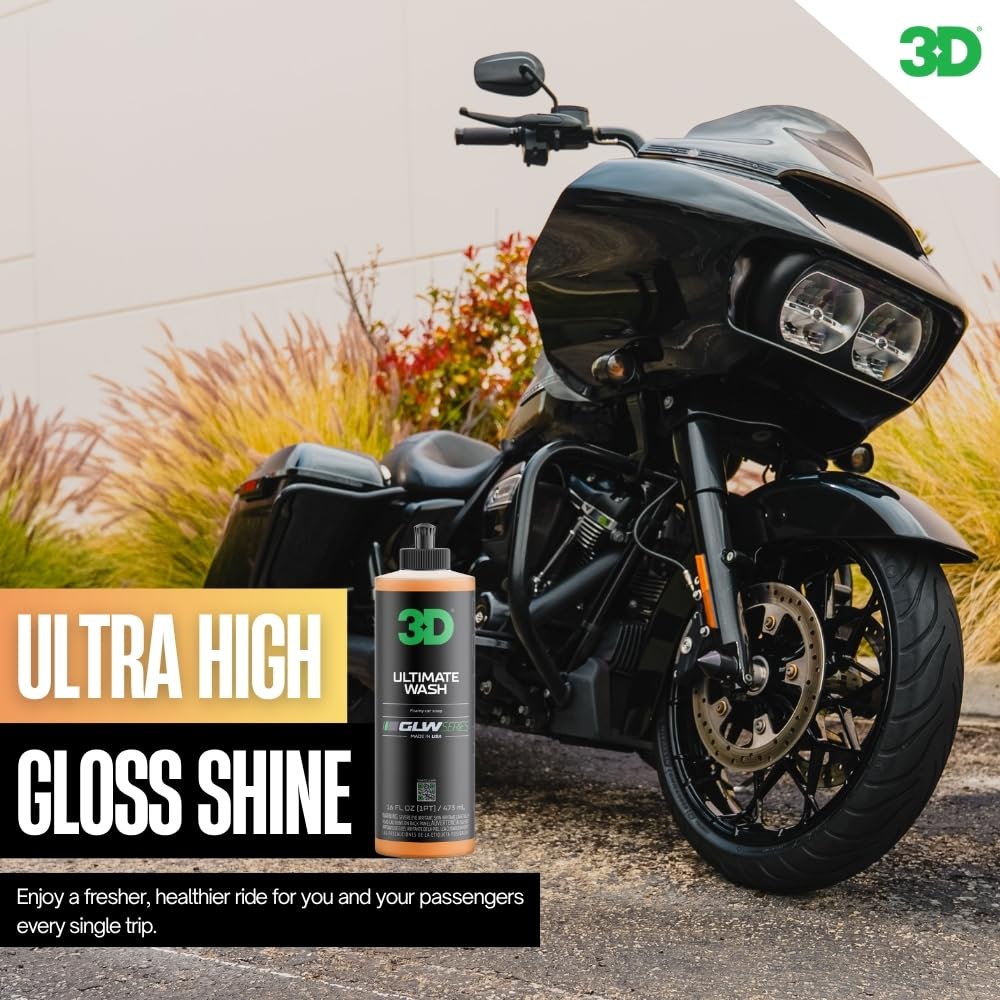 3D Ultimate Wash 64 Oz – pH Neutral Car Wash Soap with Ultra Foam – Scratch-Free, High-Foaming Car Soap for Paint Protection – Safe for All Finishes - Image 6