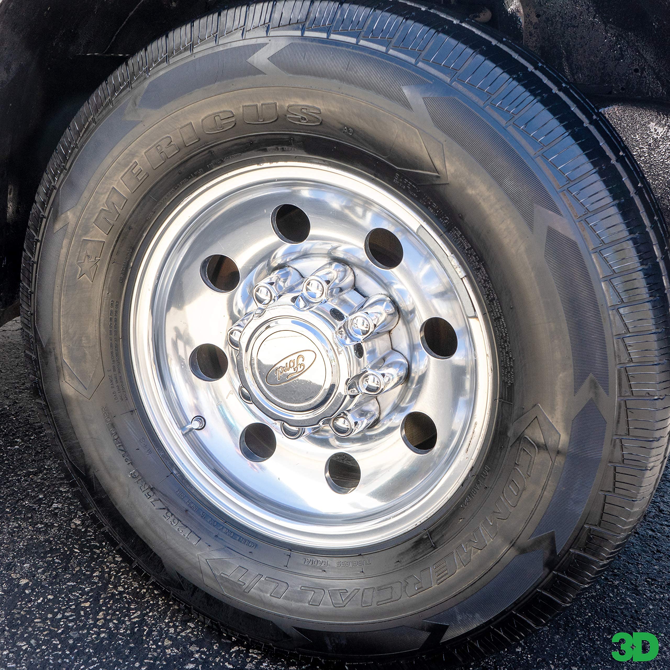 3D Ultra Protectant Tire Shine Spray – Water-Based High Gloss Tire Dressing | Long Lasting UV Protection for Rubber & Vinyl | No Sling | Made in USA |16 oz - Image 4