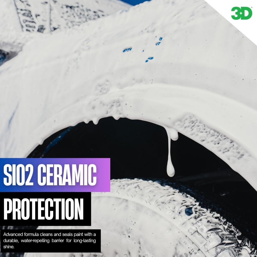 3D Wash N Wax Car Wash Soap - pH Balanced, Easy Rinse, Scratch Free Soap with Wax Protection - 1 Gallon - Image 5